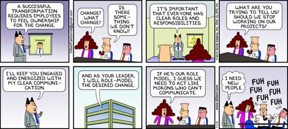 change management cartoon